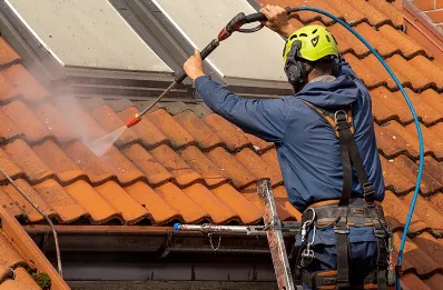 Démoussage et hydrofuge de toiture à Villegouge